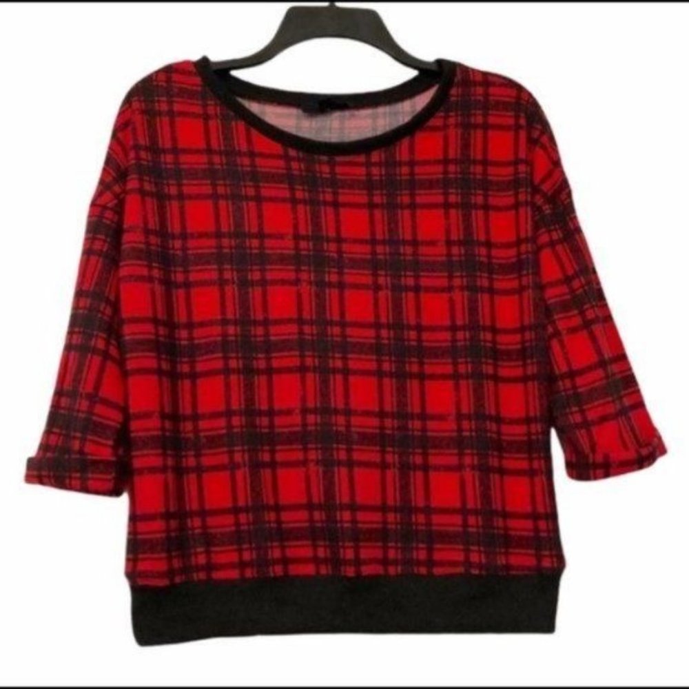 Iris Los Angeles Res Plaid Graphic Lightweight Tee